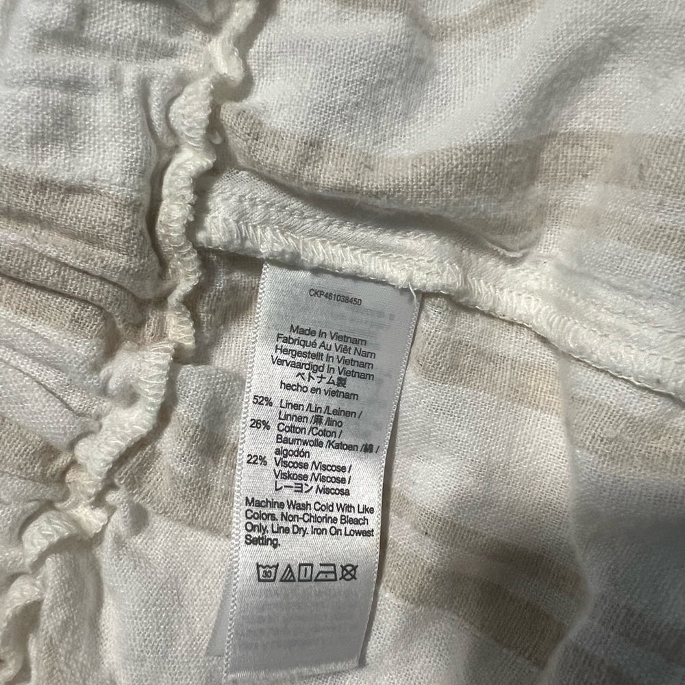 Madewell Plus Linen-Blend Paper-bag Waist Shorts - Picture 7 of 11